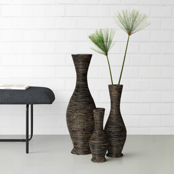 Rattan Vase Set