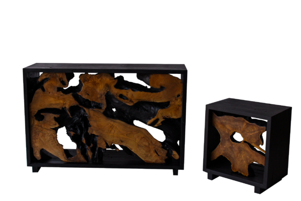 Teak Root Console