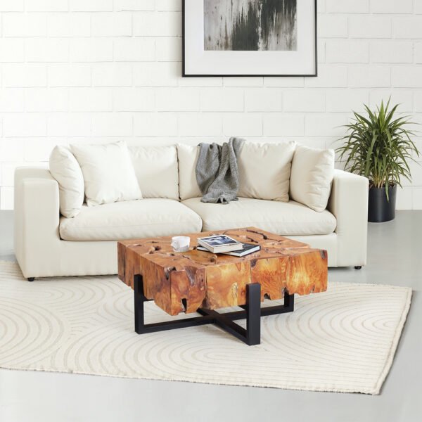 Teak Root Block Coffee Table