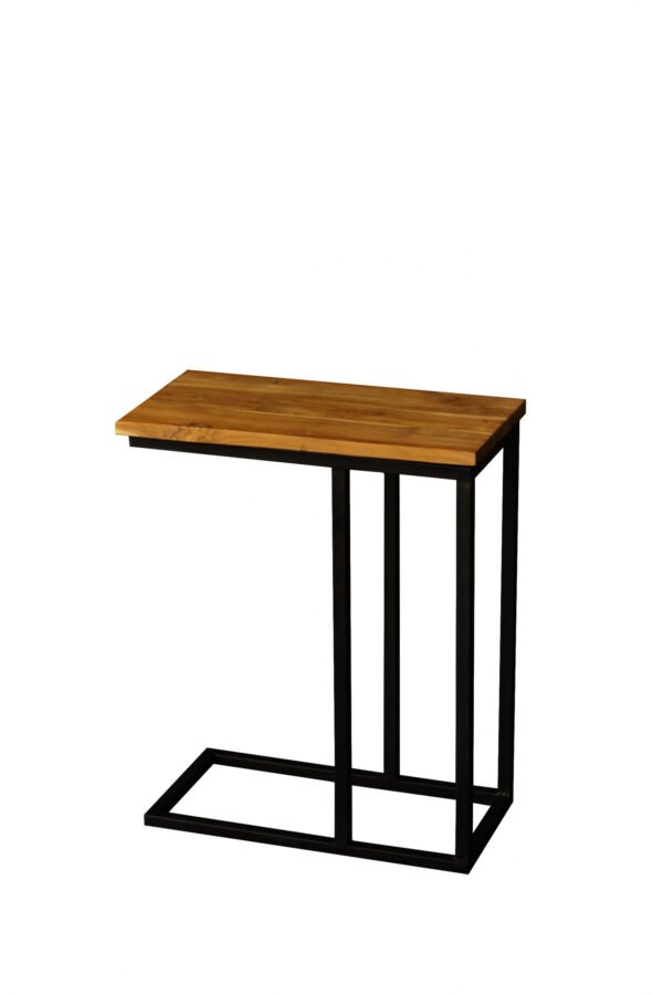 Teak Laptop Side Table