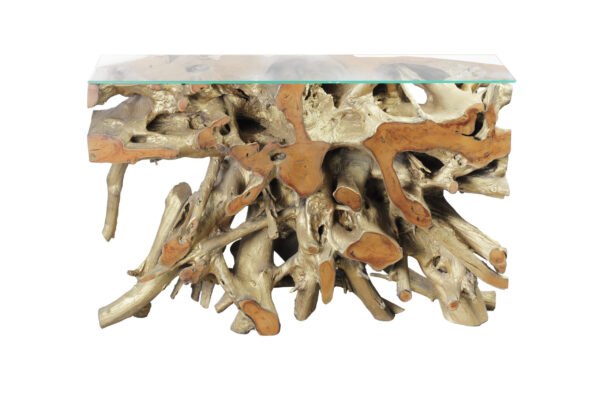 Teak Root Console