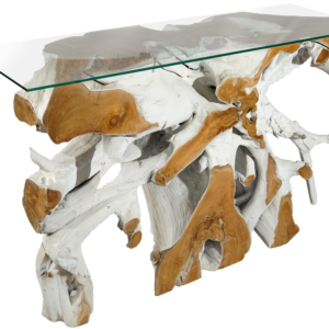 Teak Root Console