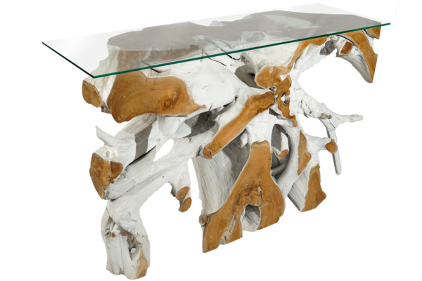 Teak Root Console