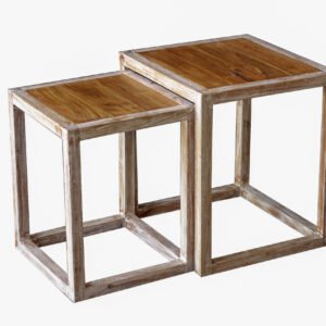 Teak Nesting Table