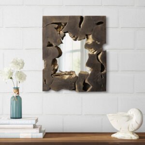 Teak Root Frame Mirror