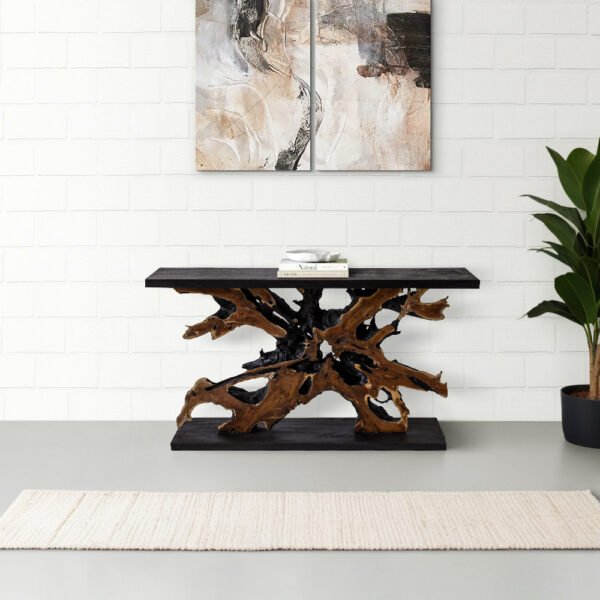 Teak root Console