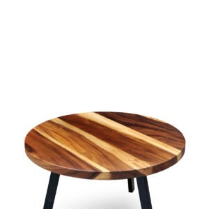 Walnut Round Coffee Table
