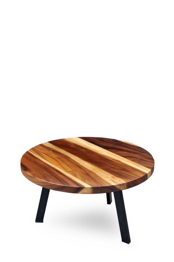 Walnut Round Coffee Table