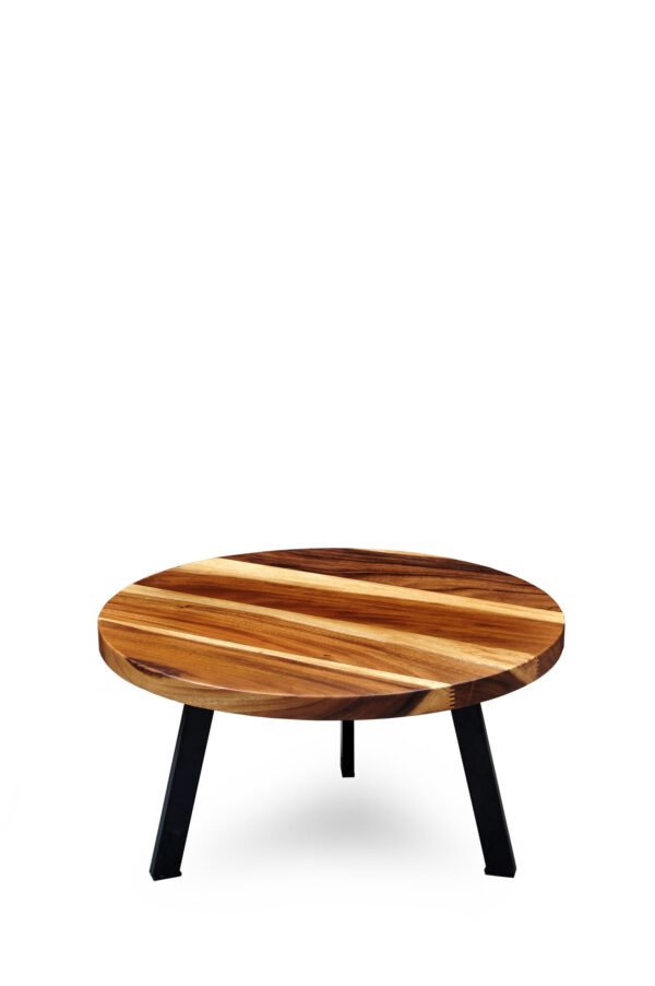 Walnut Round Coffee Table