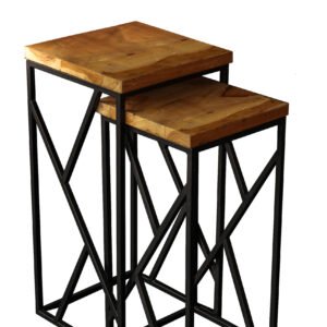 Teak Nesting Side Table
