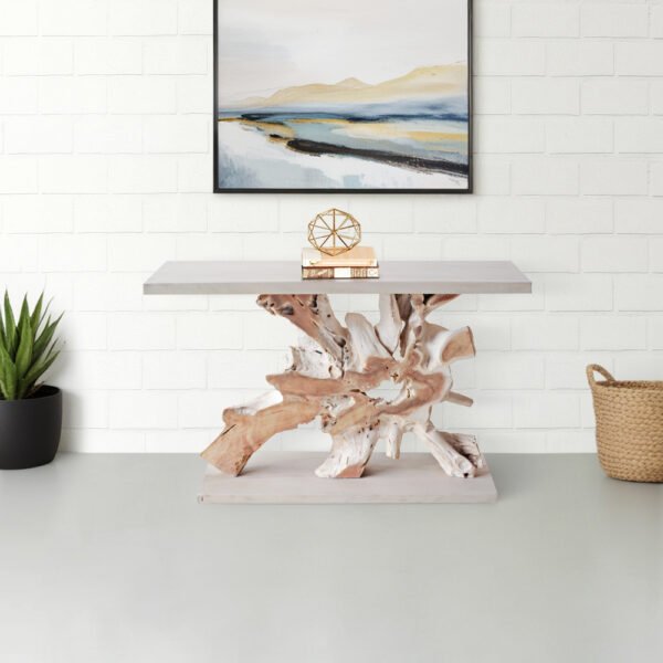 Teak Root Console