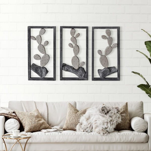 Cactus wall decor