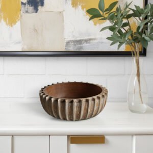Solid Wood Bowl