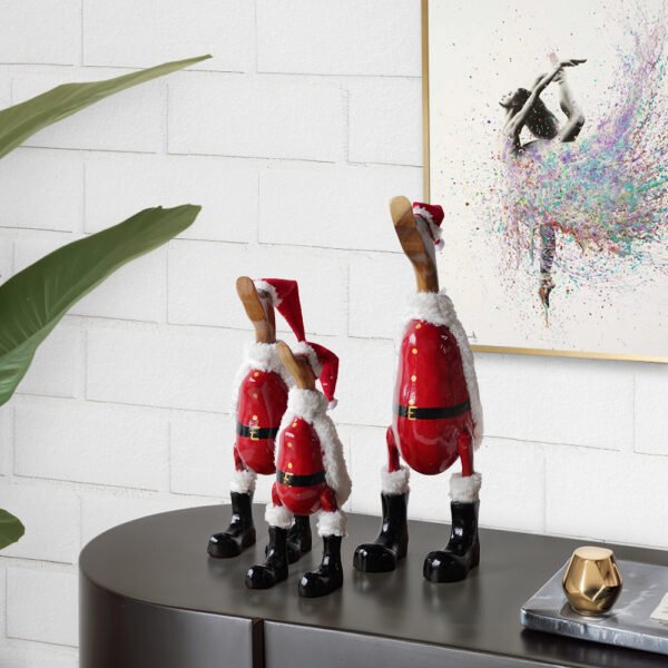 Santa Family Duck