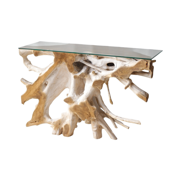 Teak Root Console