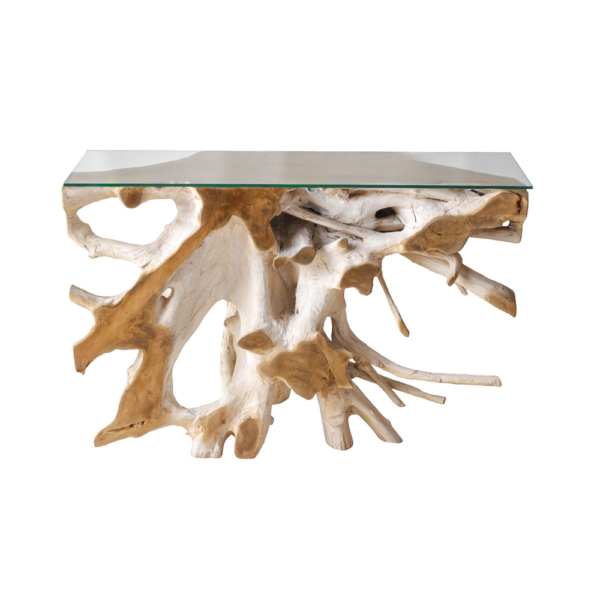 Teak Root Console