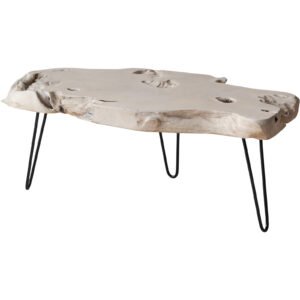 Live Edge Teak Coffee Table