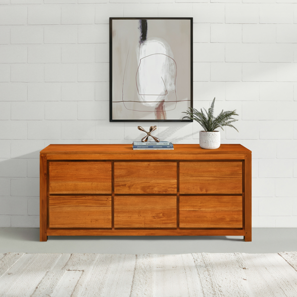 Solid Wood Sideboard (Soft Closing Drawers)