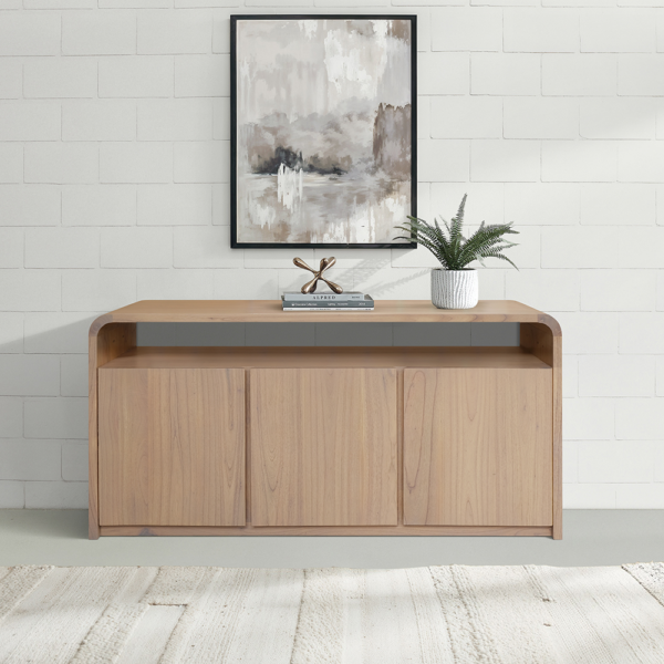 Solid Wood Sideboard (Soft Closing Drawers)