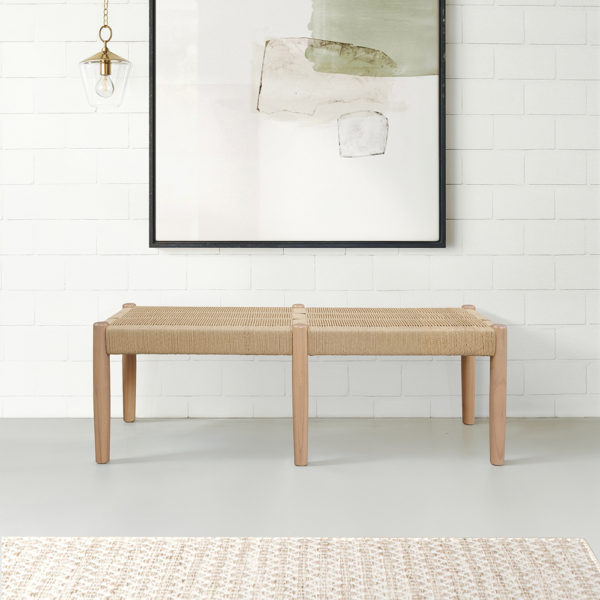 Wooden bench