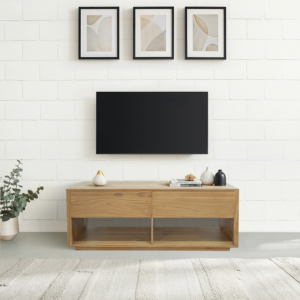Solid Wood TV Unit (Soft Closing Drawers)