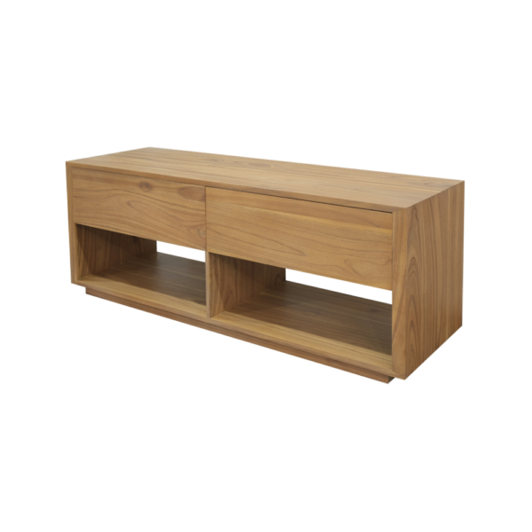 Solid Wood TV Unit (Soft Closing Drawers)
