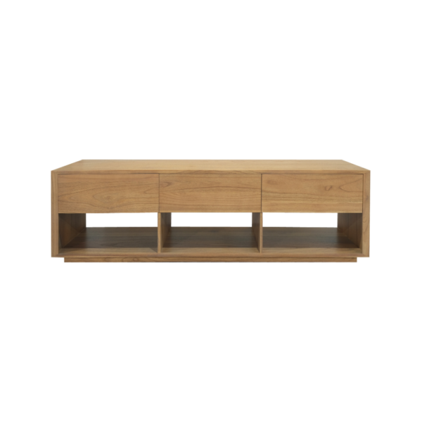 Solid Wood TV Unit (Soft Closing Drawers)