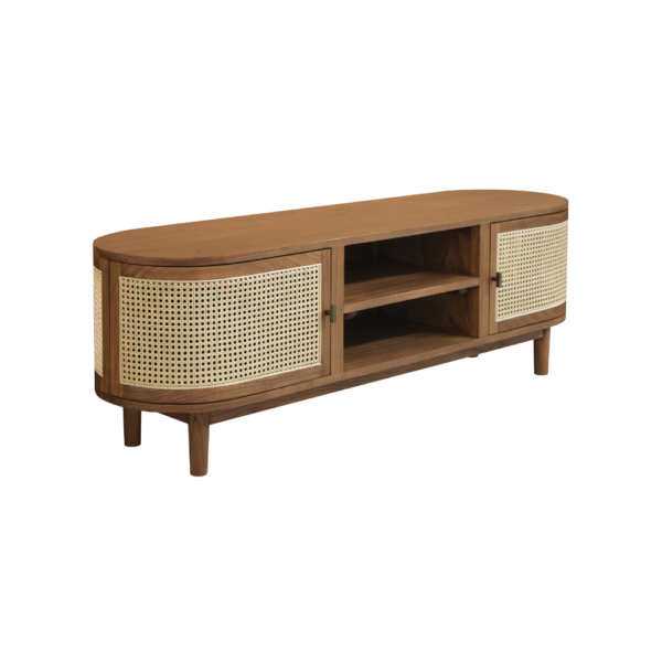 Solid Wood TV Unit (Soft Closing Drawers)