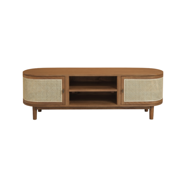 Solid Wood TV Unit (Soft Closing Drawers)