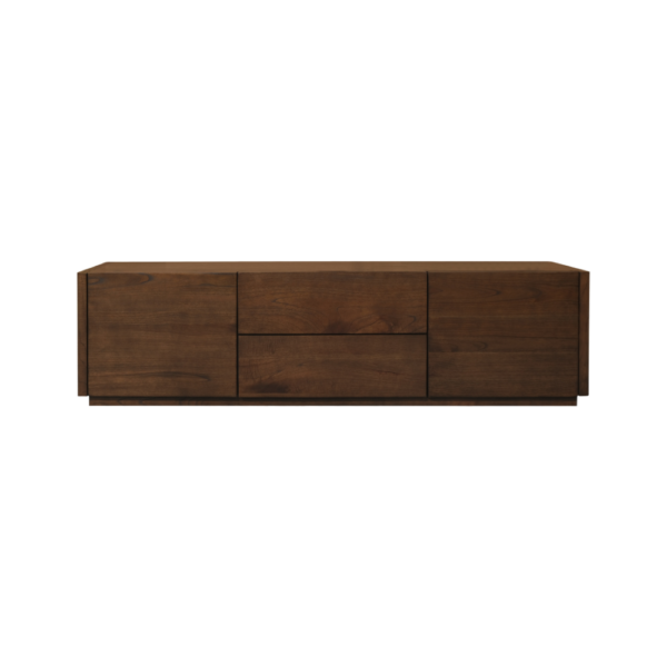 Solid Wood TV Unit (Soft Closing Drawers)