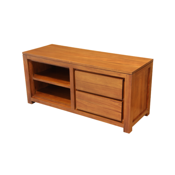 Solid Wood TV Unit (Soft Closing Drawers)