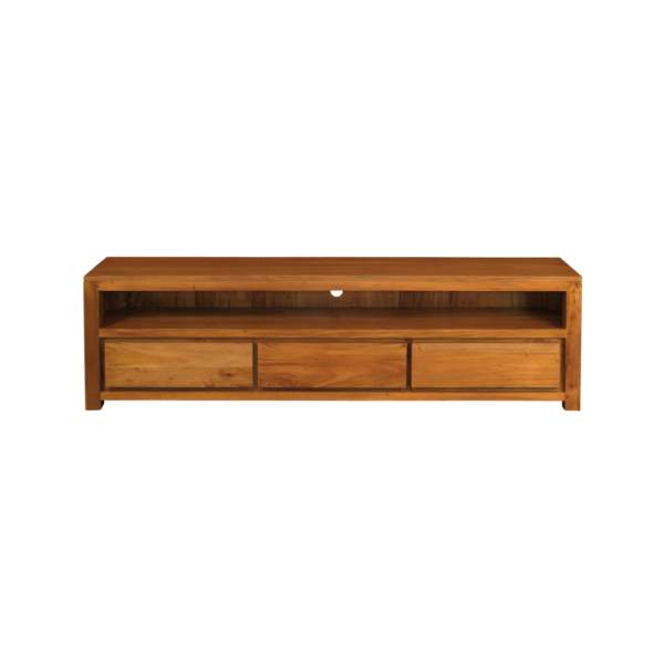 Solid Wood TV Unit (Soft Closing Drawers)