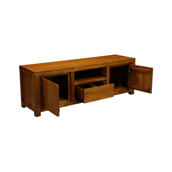 Solid Wood TV Unit (Soft Closing Drawers)