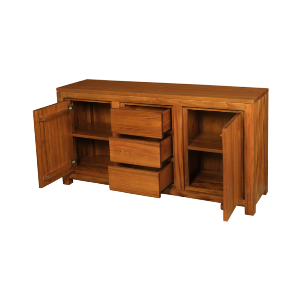 Solid Wood Buffet (Soft Closing Drawers)
