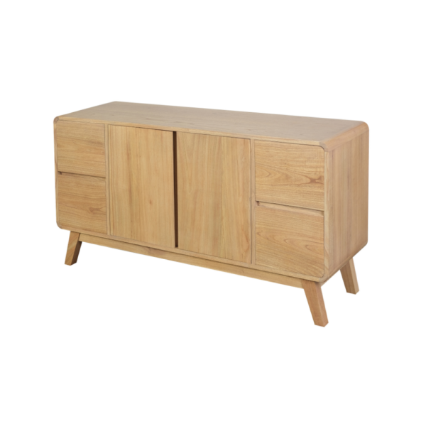 Solid Wood Sideboard (Soft Closing Drawers)