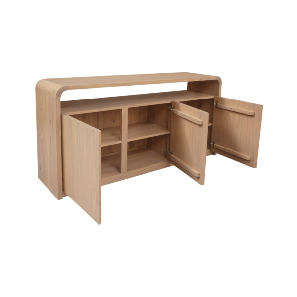Solid Wood Sideboard (Soft Closing Drawers)