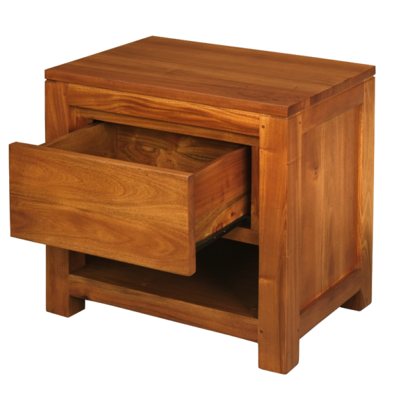 Solid Wood Night Stand (Soft Closing Drawers)