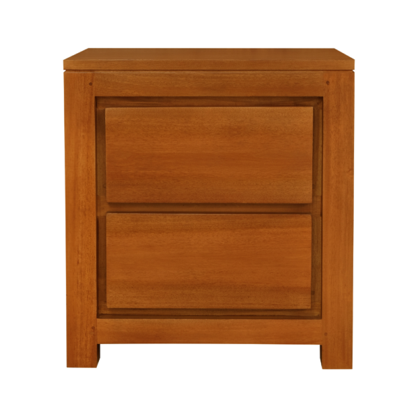 Solid Wood Night Stand (Soft Closing Drawers)