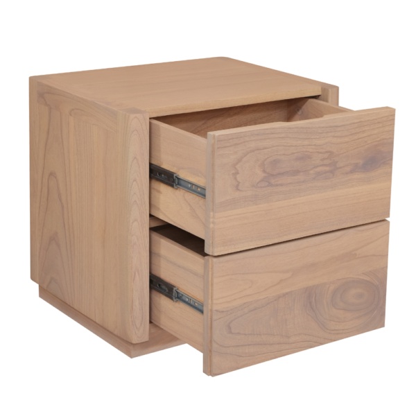 Solid Wood Night Stand (Soft Closing Drawers)