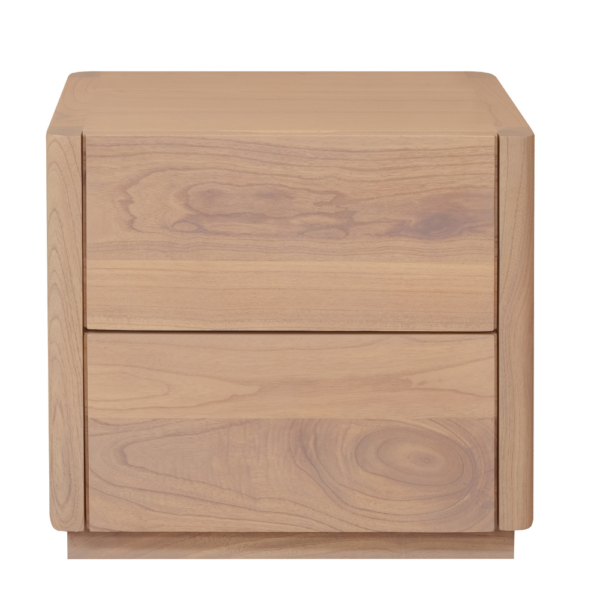 Solid Wood Night Stand (Soft Closing Drawers)
