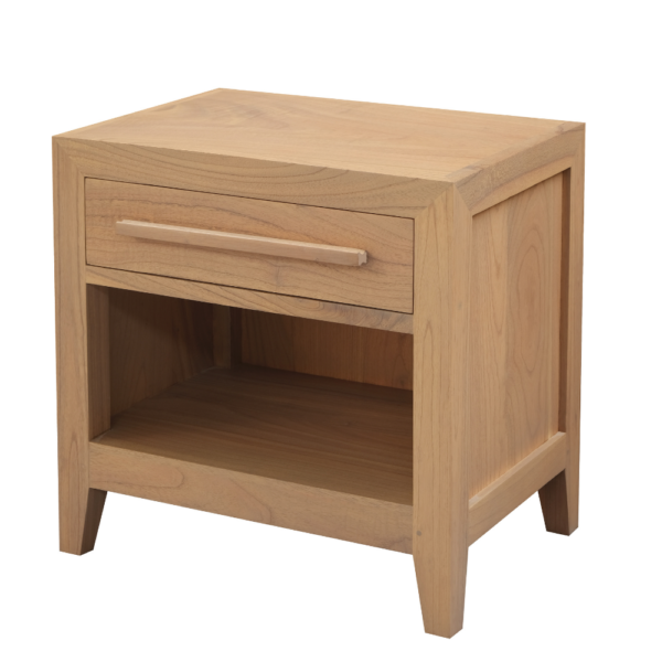 Solid Wood Night Stand (Soft Closing Drawers)