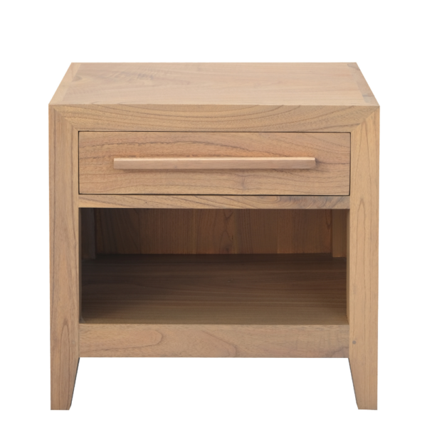 Solid Wood Night Stand (Soft Closing Drawers)