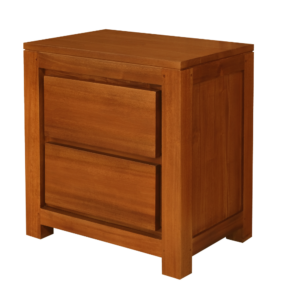 Solid Wood Night Stand (Soft Closing Drawers)