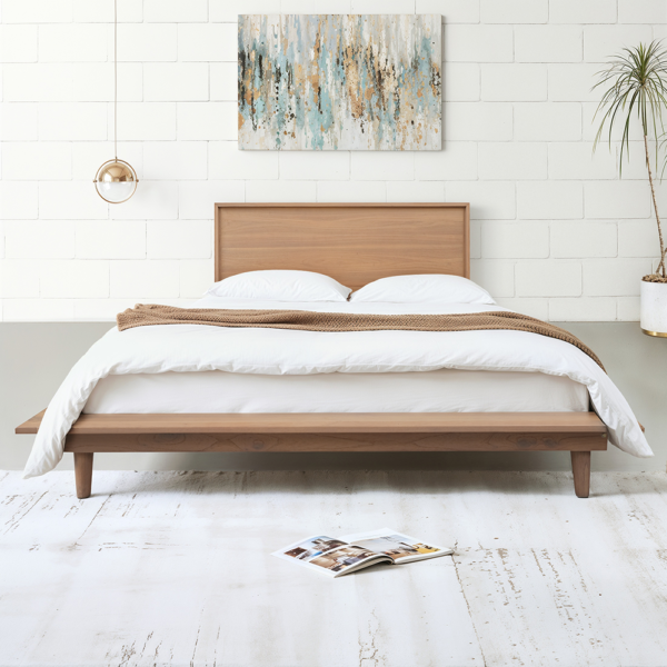Solid Wood Bed