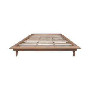 Solid Wood Bed Without Headboard