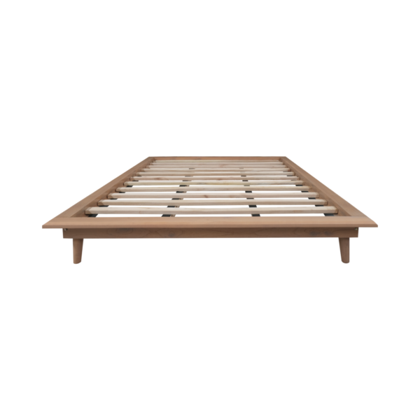 Solid Wood Bed Without Headboard