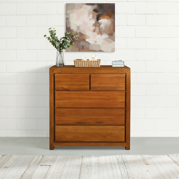 Solid Wood Sideboard (Soft Closing Drawers)