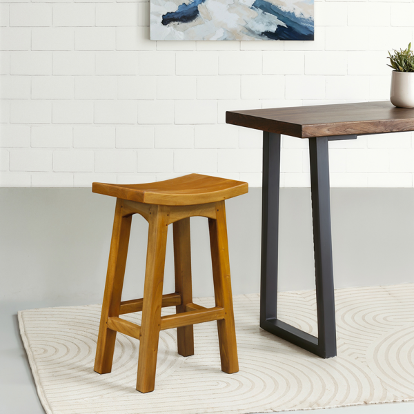Solid Wood Counter Stool