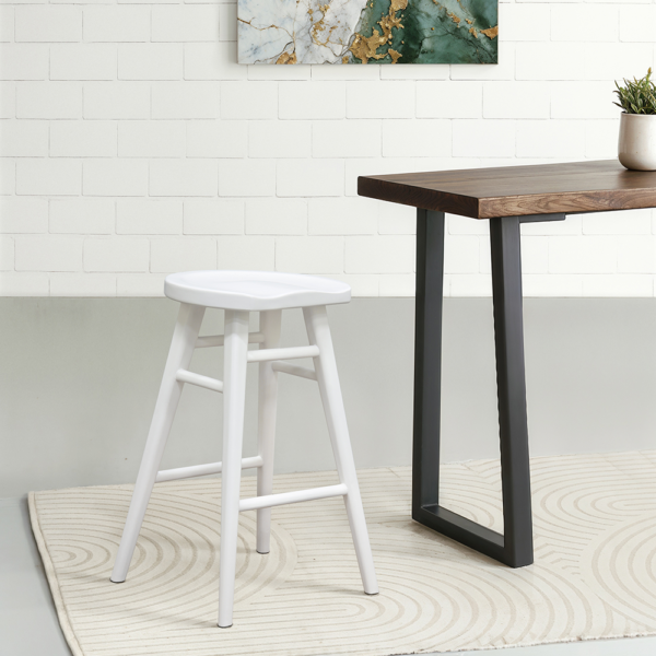 Solid Wood Counter Stool
