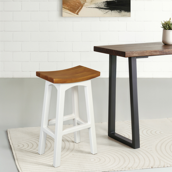 Solid Wood Counter Stool